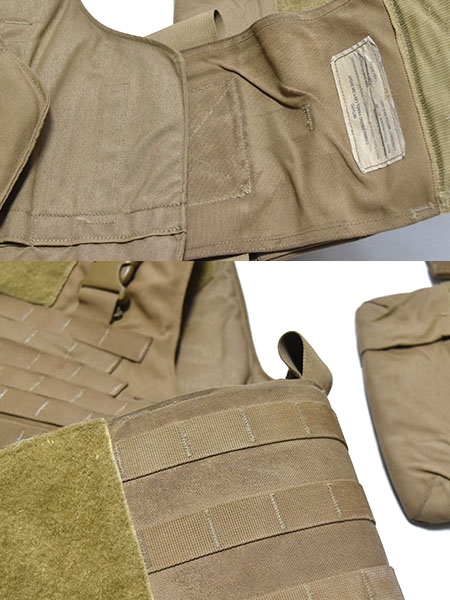 米軍　実物　IMTV SIDE PLATE POCKET ソフトアーマー入り　① 米軍実物 USMC IMTV/PC SIDE PLATE POCKET ボディーアーマー／ベスト