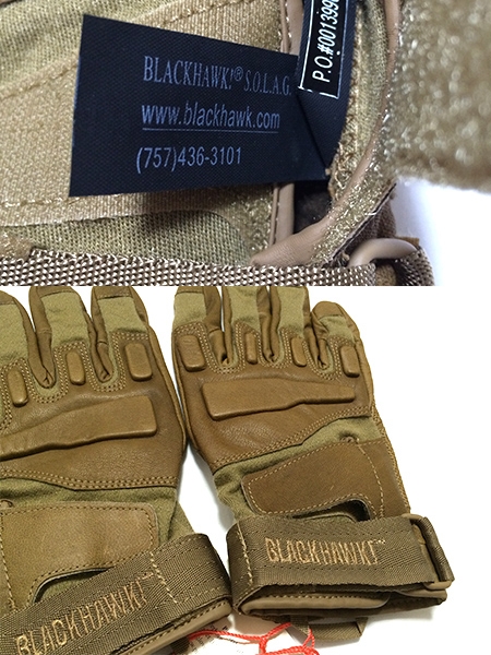 実物 BLACKHAWK SOLAG アサルトグローブ ノーメックス