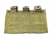 米軍実物 EAGLE SFLCS M4 トリプル マグキャリア マガジンポーチ カーキ 特殊部隊