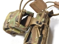 2個セット 米軍実物 官給品 TYR Tactical Combat Adjustable ピストル マガジンポーチ マルチカム