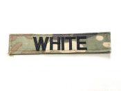 米軍実物 陸軍 ネームタグ ネームテープ パッチ OCP スコーピオン/マルチカム WHITE