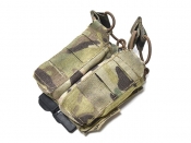 米軍放出品 Wilde Custom Gear ダブル ピストル マガジンポーチ マルチカム 特殊部隊