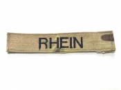 米軍実物 陸軍 ネームタグ ネームテープ パッチ マルチカム RHEIN