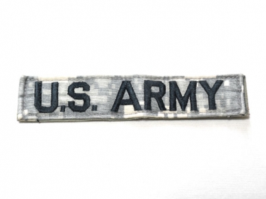 米軍実物 ARMY ネームタグ ネームテープ ベルクロ 陸軍 ACU/UCP
