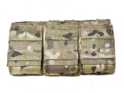 米軍放出品 Tactical Assault Gear トリプル マガジンポーチ M4 マルチカム 5.56 特殊部隊