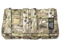米軍放出品 Tactical Assault Gear トリプル マガジンポーチ M4 マルチカム 5.56 特殊部隊