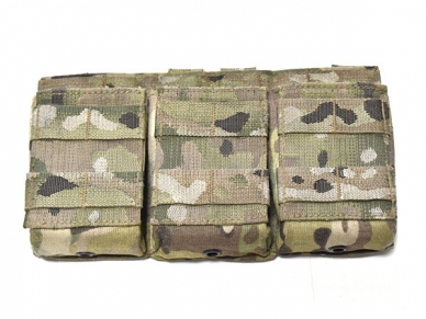米軍放出品 Tactical Assault Gear トリプル マガジンポーチ M4 マルチカム 5.56 特殊部隊