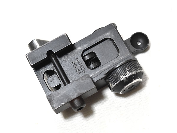 米軍実物 MATECH 600M BUIS バックアップ リアサイト 陸軍 海兵隊 特殊