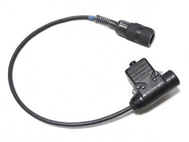 米軍実物 3M PELTOR Nexus U-94 M9177/5-2 PTT 6PIN スイッチ ケーブル 特殊部隊 グリーンベレー