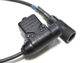 米軍実物 3M PELTOR Nexus U-94 M9177/5-2 PTT 6PIN スイッチ ケーブル 特殊部隊 グリーンベレー