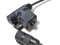 米軍実物 3M PELTOR Nexus U-94 M9177/5-2 PTT 6PIN スイッチ ケーブル 特殊部隊 グリーンベレー