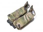 米軍放出品 Wilde Custom Gear ダブル ピストル マガジンポーチ マルチカム 特殊部隊