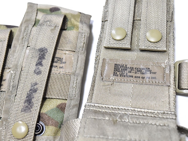 米軍実物 ARMY ピストルマンセット ポーチ マルチカム レッグパネル