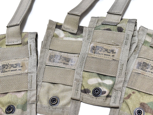 送料込み　米軍　未使用品　ARMY　マルチカム　ハーネス　ポーチ　セット 2個セット 米軍実物 官給品 TYR Tactical Combat Adjustable