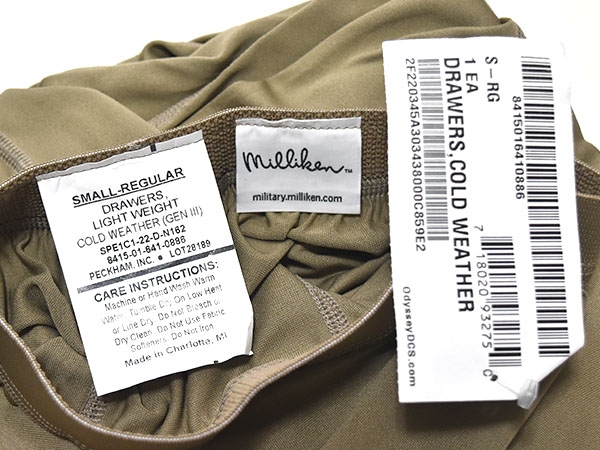 米軍実物GEN3 ECWCS LEVEL1 シャツパンツ セットコヨーテS-R 米軍実物 GEN3 ECWCS LEVEL1 アンダーシャツ アンダーパンツ セット
