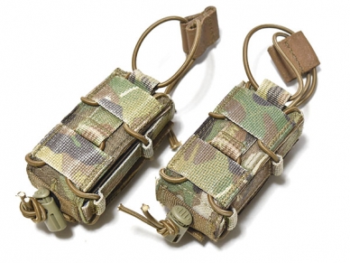 2個セット 米軍実物 官給品 TYR Tactical Combat Adjustable ピストル マガジンポーチ マルチカム