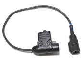 米軍実物 3M PELTOR Nexus U-94 M9177/5-2 PTT 6PIN スイッチ ケーブル 特殊部隊 グリーンベレー