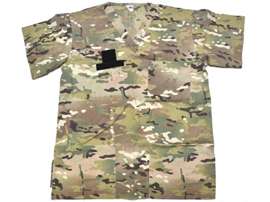 米軍実物 ARMY SCRUB メディカルシャツ マルチカム 看護師 衛生兵 S 陸軍