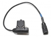 米軍実物 3M PELTOR Nexus U-94 M9177/5-2 PTT 6PIN スイッチ ケーブル 特殊部隊 グリーンベレー