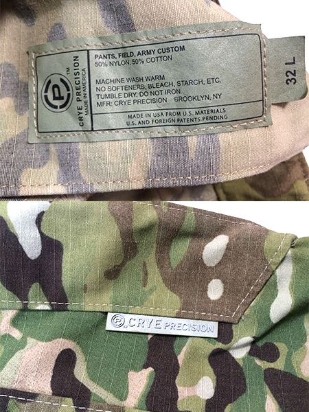 米軍実物 CRYE クレイ フィールドパンツ マルチカム 32L | ミリタリー琉球