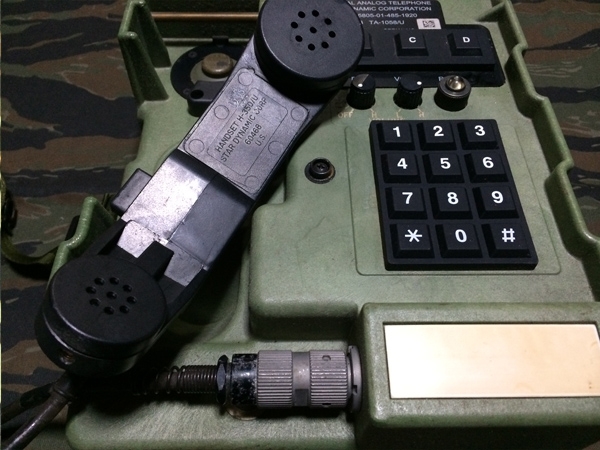 実物 野戦電話 タクティカル テレフォン TA-1058/U | ミリタリー琉球