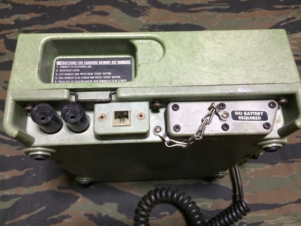 実物 野戦電話 タクティカル テレフォン TA-1058/U | ミリタリー琉球