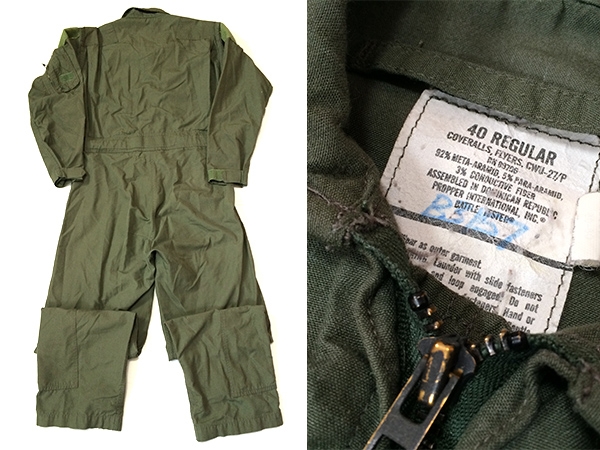 米軍実物 CWU-27/P フライヤーズ カバーオール 40R | ミリタリー琉球