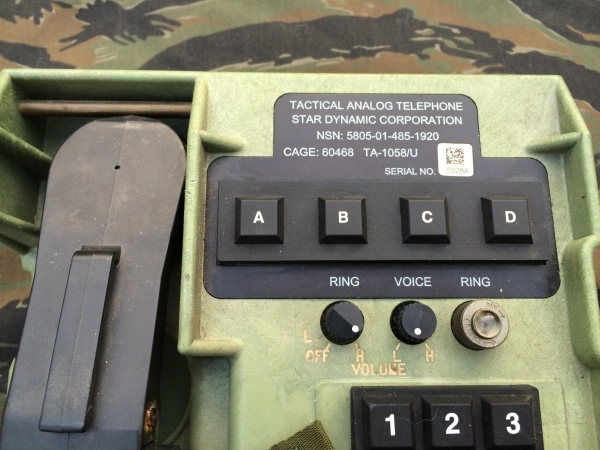米軍実物 野戦電話 タクティカル テレフォン TA-1058/U | ミリタリー琉球