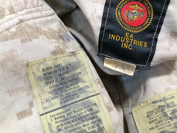 米軍実物 USMC デザート マーパット ジャケット M-S 米軍実物 USMC デザート マーパット ジャケット M-S